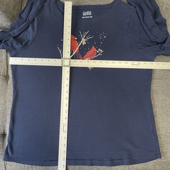 BUNDLE Croft & Barrow Classic Tee Cardinals Long Sleeve Shirt Women's X-large XL - Picture 6 of 10